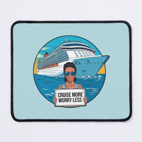 Item preview, Cruise More Worry Less designed and sold by Myra365Art.