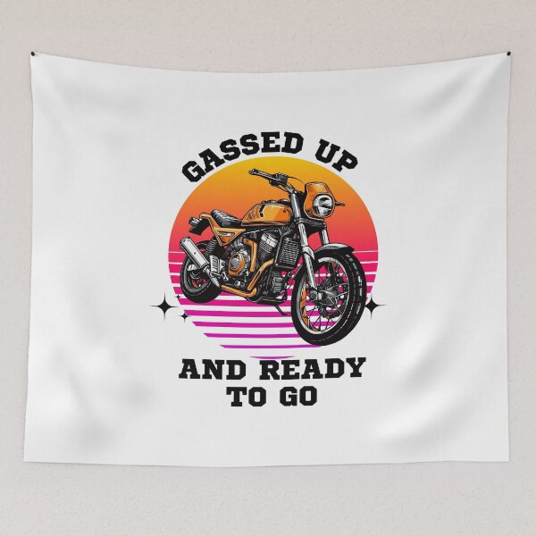 Item preview, gassed up and ready to go - motorbike designed and sold by yuki-hana.