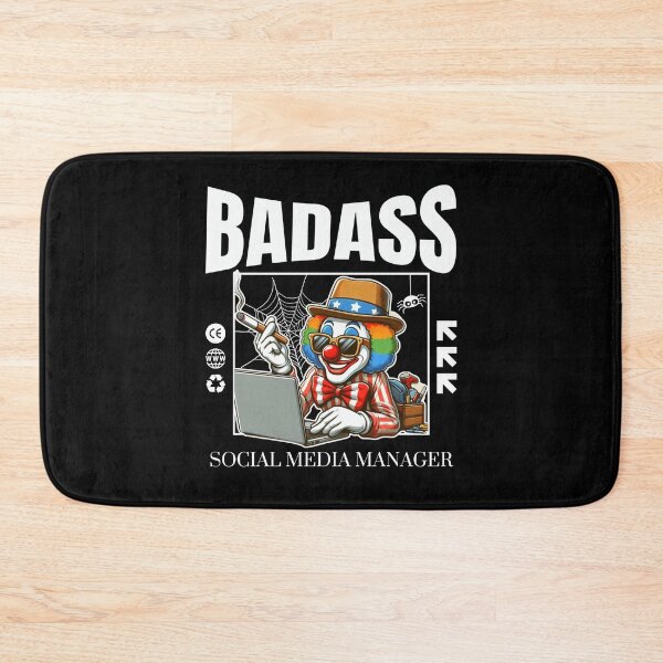 Item preview, Badass Social Media Manager designed and sold by Peerless-Prime.
