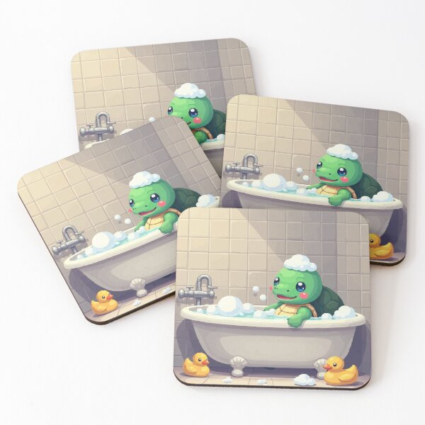 Item preview, Pixel Turtle Spa Day designed and sold by NaturePixel.