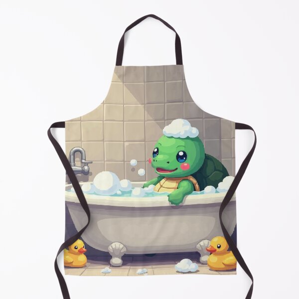 Item preview, Pixel Turtle Spa Day designed and sold by NaturePixel.