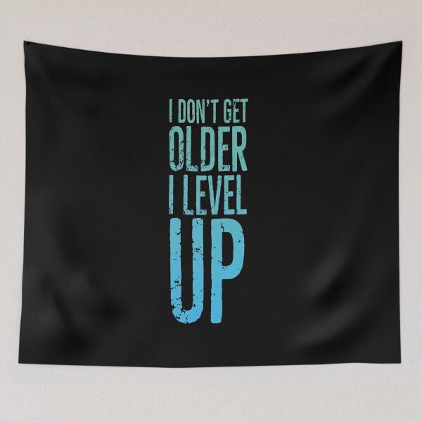 Item preview, level up blue gradient designed and sold by PAINTMONKEYS.