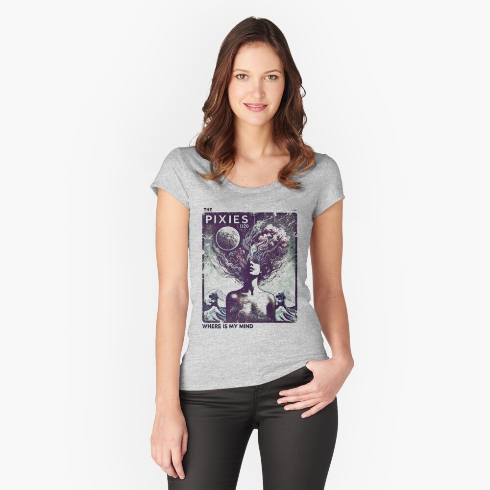 Item preview, Fitted Scoop T-Shirt designed and sold by Sovietmovies.
