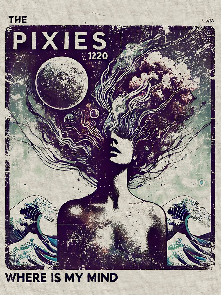 Thumbnail 7 of 7, Classic T-Shirt, The Pixies - Where is My Mind - retro designed and sold by Sovietmovies.