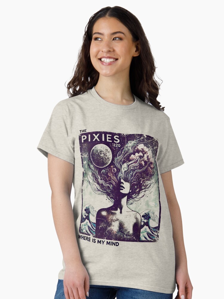 Thumbnail 2 of 7, Classic T-Shirt, The Pixies - Where is My Mind - retro designed and sold by Sovietmovies.