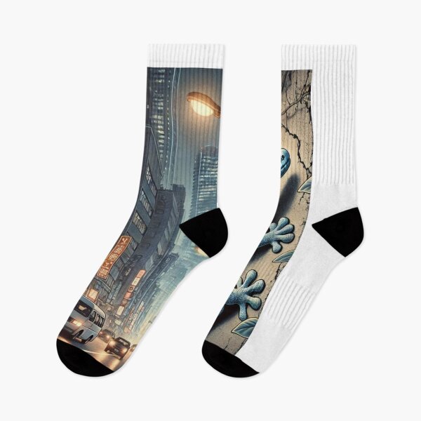 Item preview, Urban Night Tokay Gecko - City Street designed and sold by NocturnalNook.