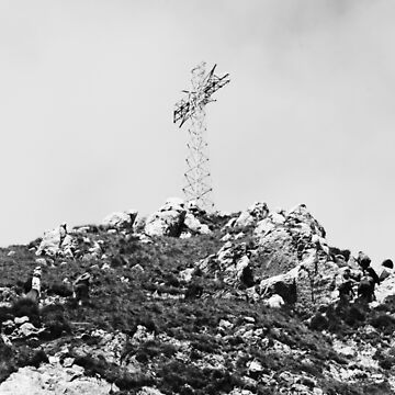 Artwork thumbnail, Giewont Peak - Tatra Mountains - Poland - 2 by SimonSW