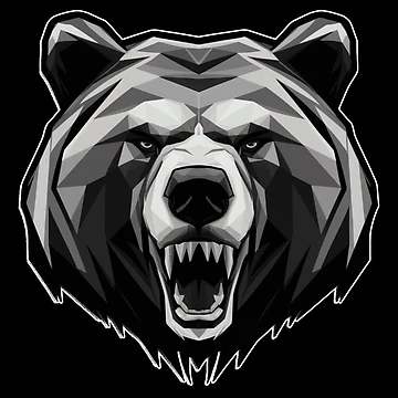 Artwork thumbnail, Geometric Bear by CosmicFreedom9