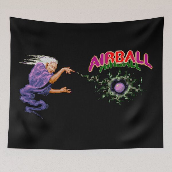 Item preview, Airball Title Screen HD designed and sold by Retr0Tshirts.