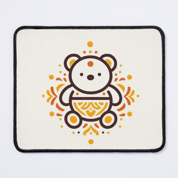 Item preview, Rangoli Bear art designed and sold by ZulryLifestyles.