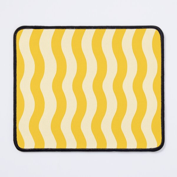 Item preview, Abstract Wavy Lines Stripes Yellow designed and sold by OneThreeSix.