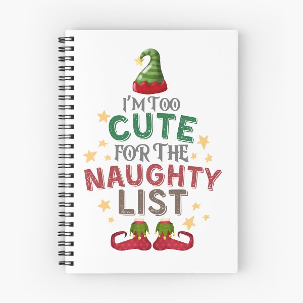 Item preview, I'm too cute for the naughty list designed and sold by Kormix.