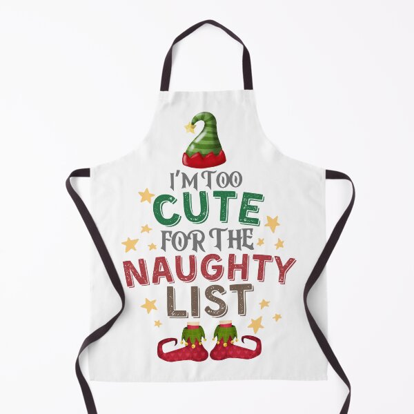 Item preview, I'm too cute for the naughty list designed and sold by Kormix.