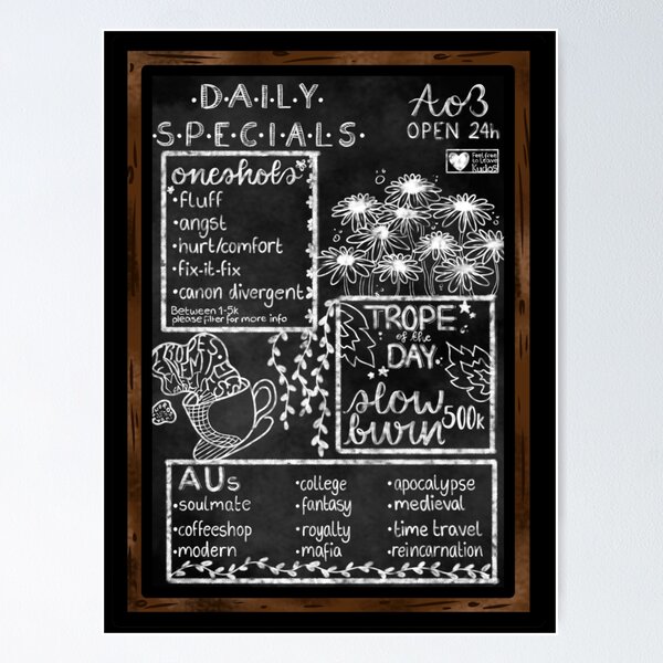 Item preview, fanfic café  designed and sold by TheHermitCrab.