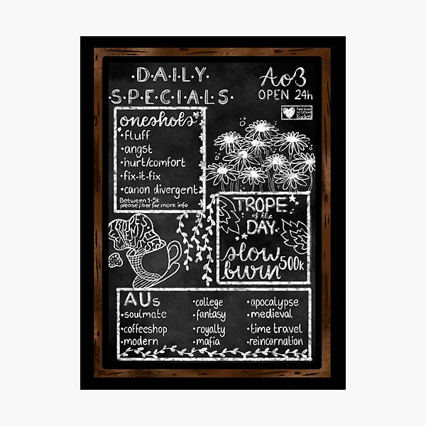 Item preview, fanfic café  designed and sold by TheHermitCrab.