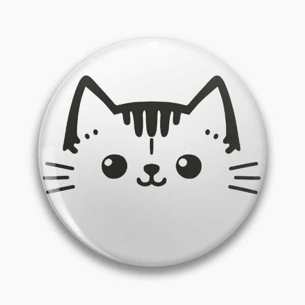 Item preview, KittyKat - Cut Smiley Cat with Flowers designed and sold by KittyKatCats.
