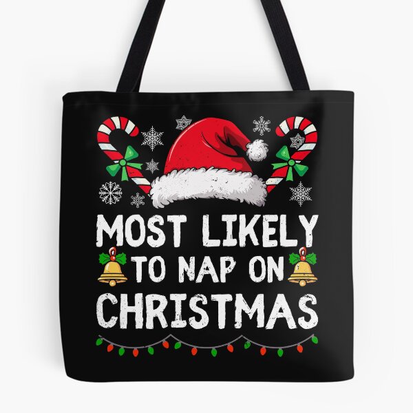 Item preview, Most Likely To Take A Nap On Christmas designed and sold by WildPalette-Art.
