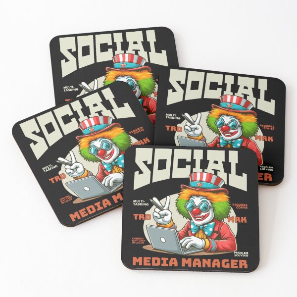 Item preview, Social media manager designed and sold by Peerless-Prime.