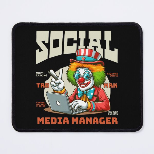 Item preview, Social media manager designed and sold by Peerless-Prime.