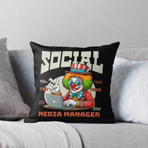 Item preview, Social media manager designed and sold by Peerless-Prime.