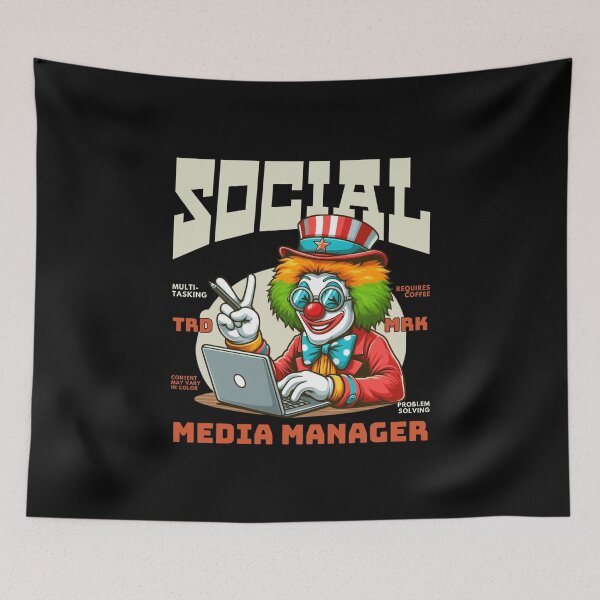 Item preview, Social media manager designed and sold by Peerless-Prime.