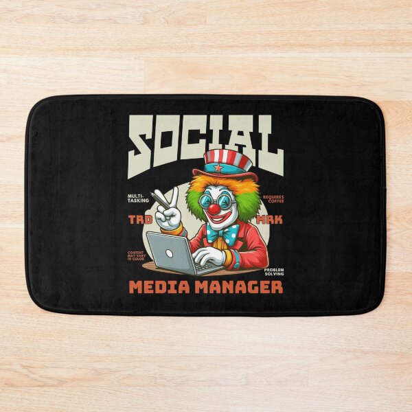 Item preview, Social media manager designed and sold by Peerless-Prime.