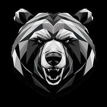 Artwork thumbnail, Geometric Bear by CosmicFreedom9