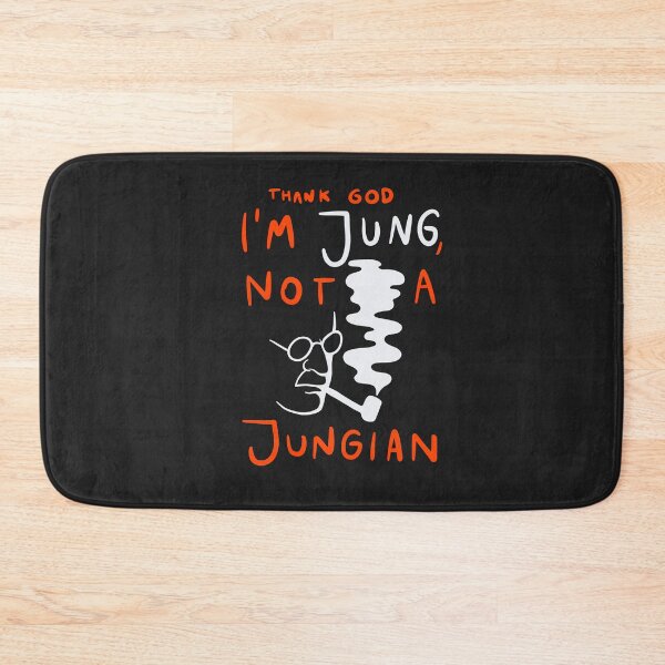 Item preview, Carl Jung Quote - Thank God I'm Jung Not A Jungian (Red version) designed and sold by isstgeschichte.