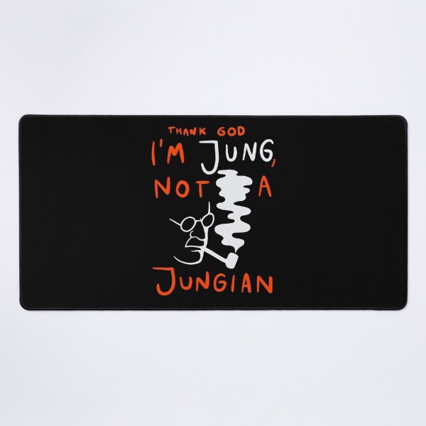 Item preview, Carl Jung Quote - Thank God I'm Jung Not A Jungian (Red version) designed and sold by isstgeschichte.