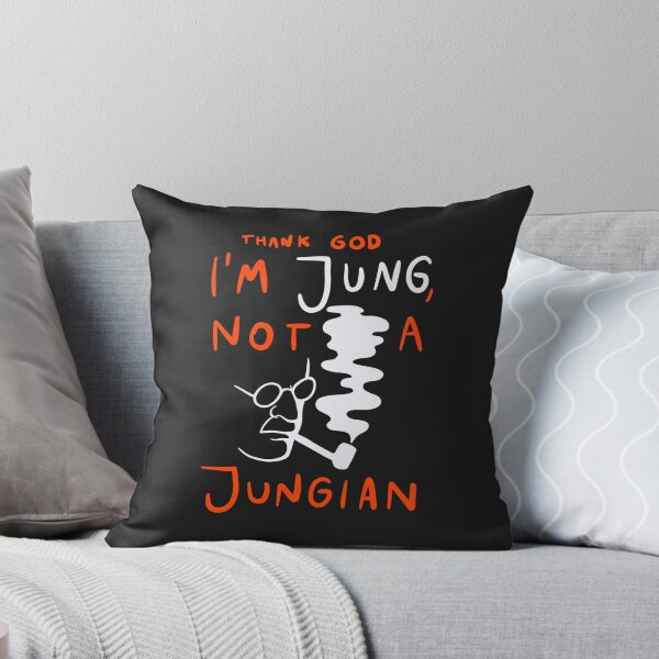 Item preview, Carl Jung Quote - Thank God I'm Jung Not A Jungian (Red version) designed and sold by isstgeschichte.