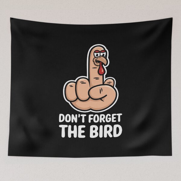 Item preview, Funny Thanksgiving Turkey Flip Bird Sarcastic Edgy Humor designed and sold by w1ckerman.