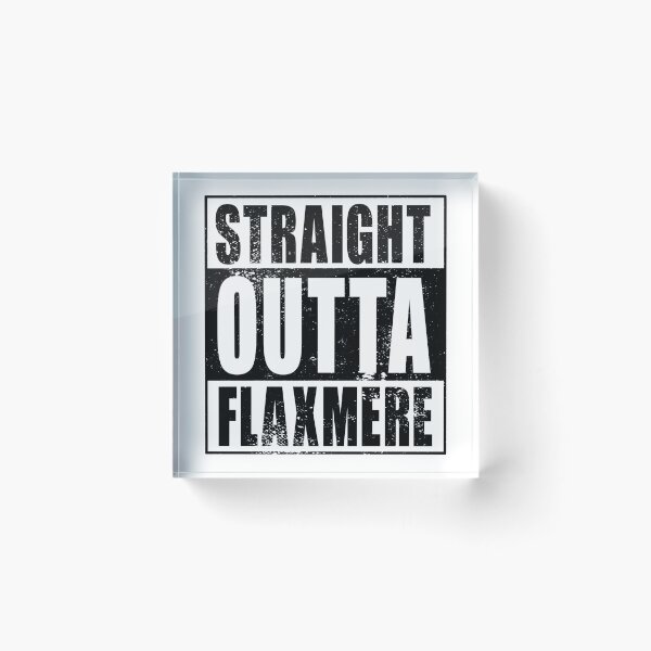 Item preview, Straight Outta Flaxmere (black) designed and sold by SolidEarthArt.
