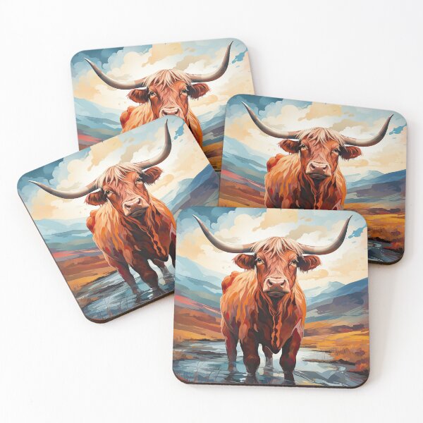 Item preview, Highland Cow Cow Scottish Cattle Scottish Highlander designed and sold by ArtHouseNiklas.
