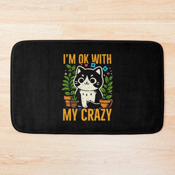 Item preview, im ok with my crazy cat summer version designed and sold by PAINTMONKEYS.