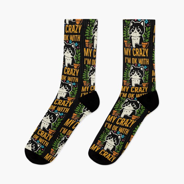 Item preview, im ok with my crazy cat summer version designed and sold by PAINTMONKEYS.