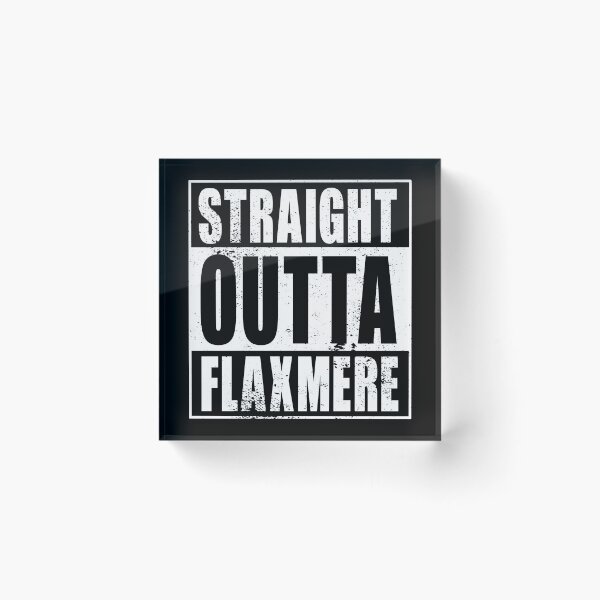 Item preview, Straight Outta Flaxmere (white) designed and sold by SolidEarthArt.