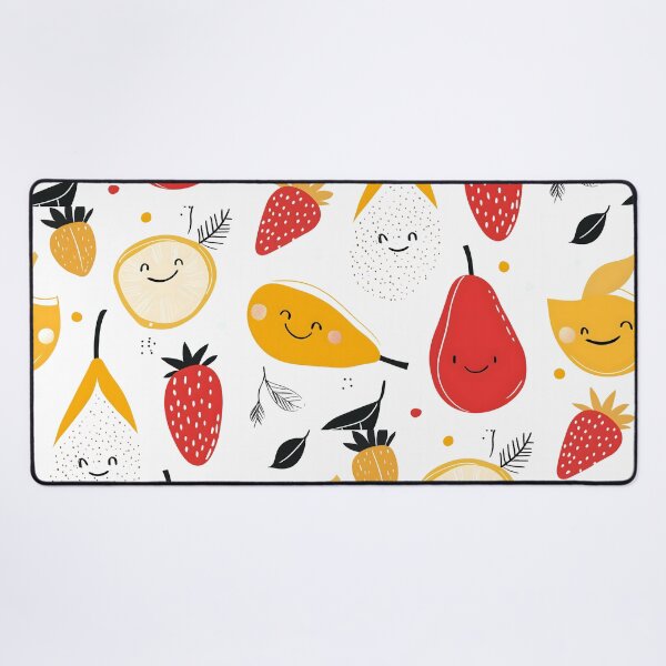 Item preview, Cute Happy Fruits – Playful Cartoon Design for Kids designed and sold by Soul-Sparks.