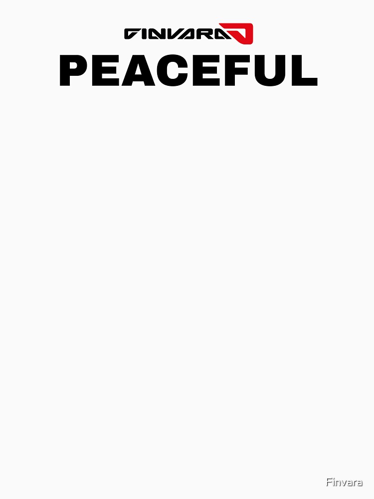 Thumbnail 3 of 3, Baseball ¾ Sleeve T-Shirt, Finvara PEACEFUL Black designed and sold by Finvara.