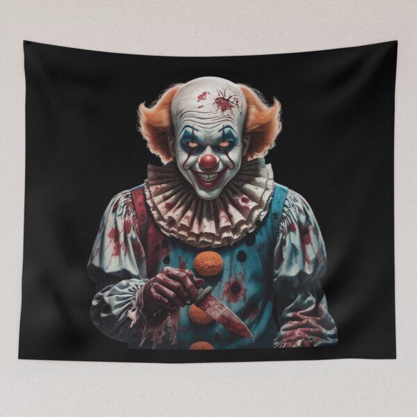 Item preview, NIGHTMARE CLOWN, HALLOWEEN GRAPHIC DESIGN  designed and sold by YourTrendyTees.