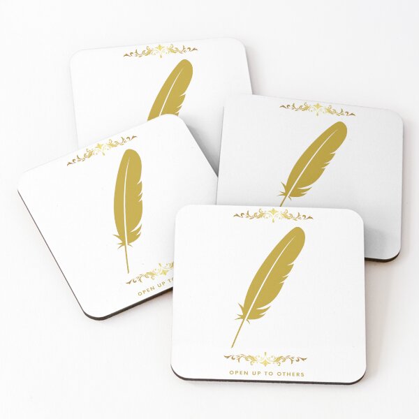 Item preview, GOLD FEATHER POET'S SOUL designed and sold by Sebybestshop.