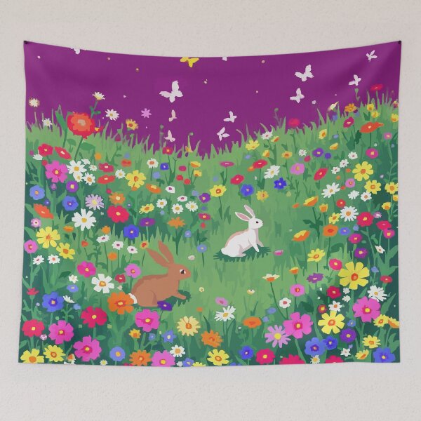 Item preview, Pixel Meadow of Wildflower Dreams designed and sold by NaturePixel.