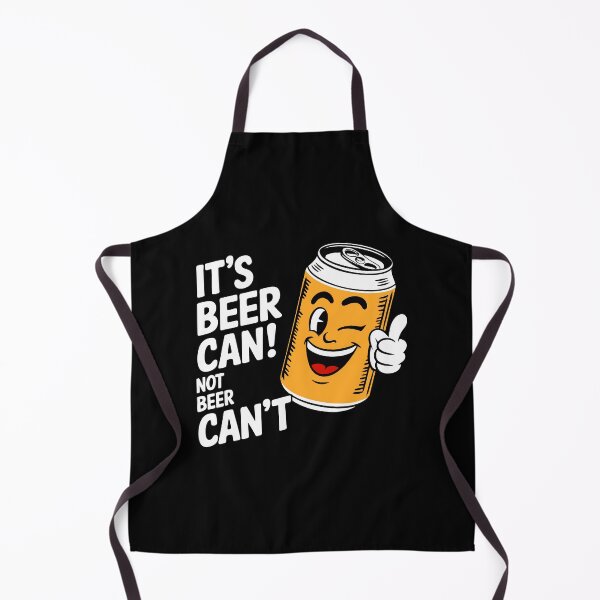 Item preview, Retro Beer Can Winking 1950s Style with Funny Beer Slogan designed and sold by w1ckerman.