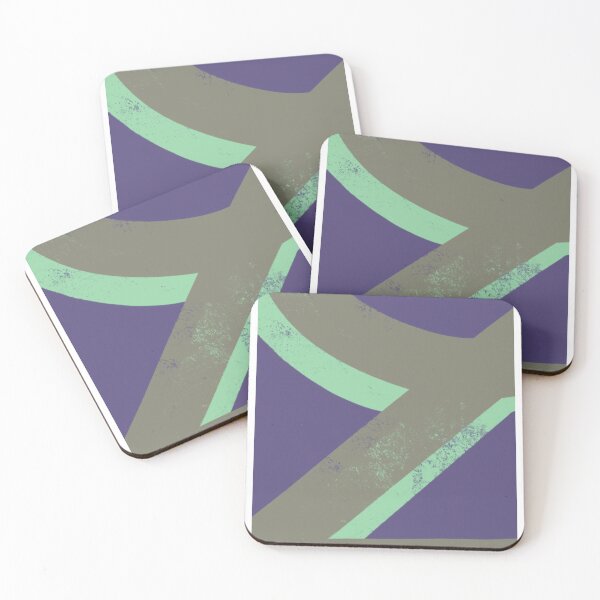 Item preview, Purple Olive Green - Graffiti inspired minimal painting designed and sold by JashJhaveri.