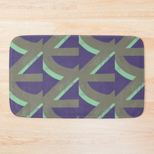 Item preview, Purple Olive Green - Graffiti inspired minimal painting designed and sold by JashJhaveri.