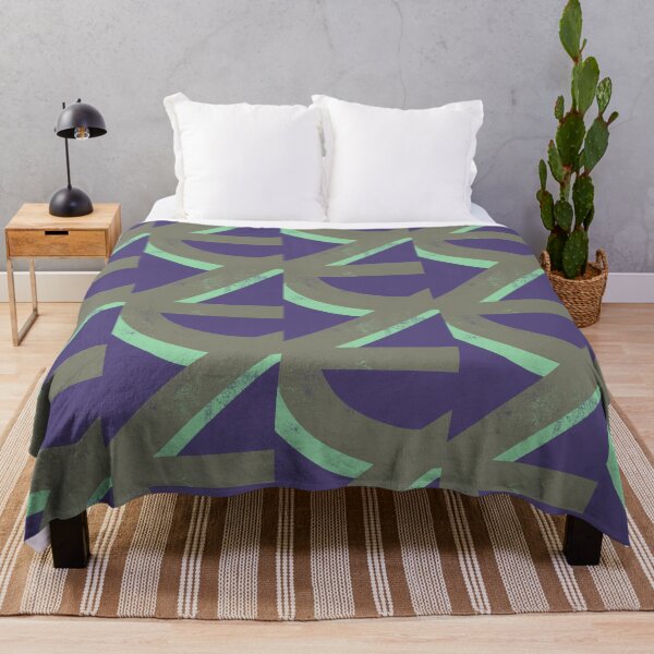 Item preview, Purple Olive Green - Graffiti inspired minimal painting designed and sold by JashJhaveri.