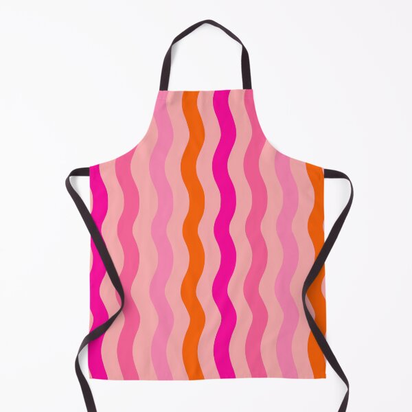 Item preview, Abstract Wavy Lines Pink and Orange designed and sold by OneThreeSix.
