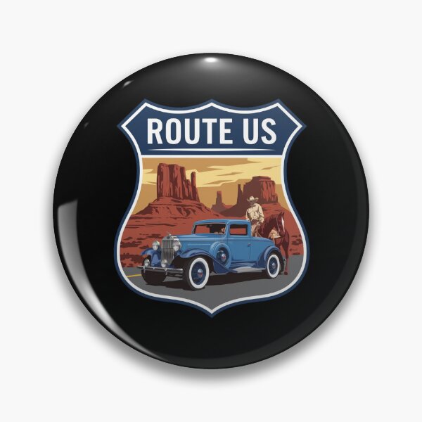 Item preview, Route US - Road 66 - American roads - USA highway - Road US designed and sold by JansenGS.