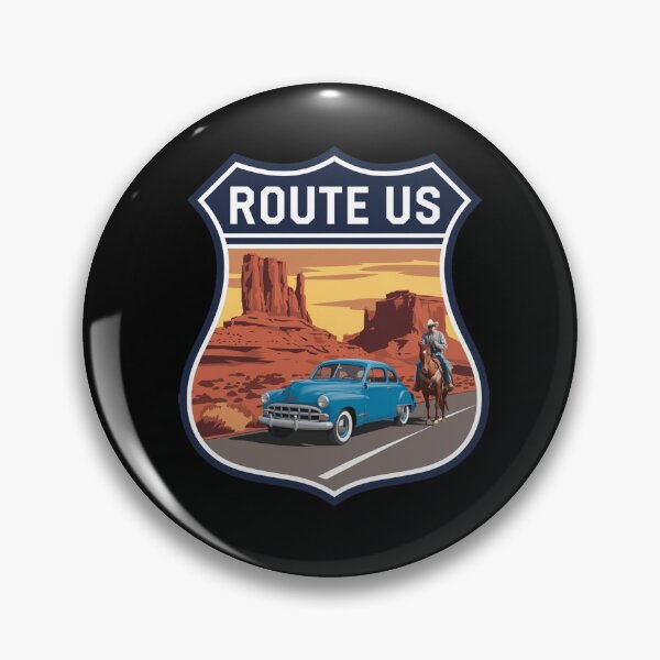 Item preview, Route US - Road 66 - American roads - USA highway - Road US designed and sold by JansenGS.