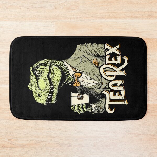 Item preview, Tea Rex Funny Dinosaur Lover Vintage Gentleman Trex Dino Pun designed and sold by GrandeDuc.