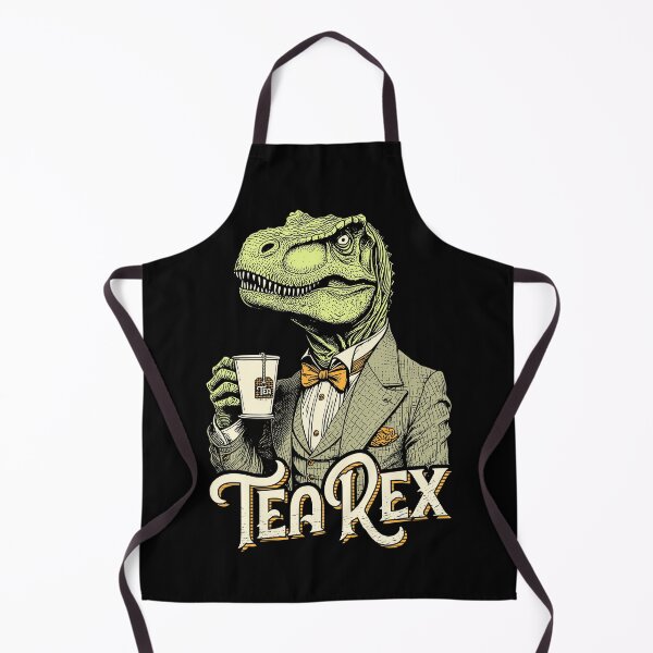 Item preview, Tea Rex Funny Dinosaur Lover Vintage Gentleman Trex Dino Pun designed and sold by GrandeDuc.